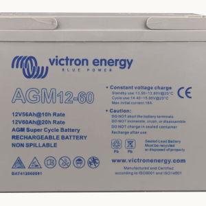 12V/60Ah AGM Super Cycle Batt. (M6)