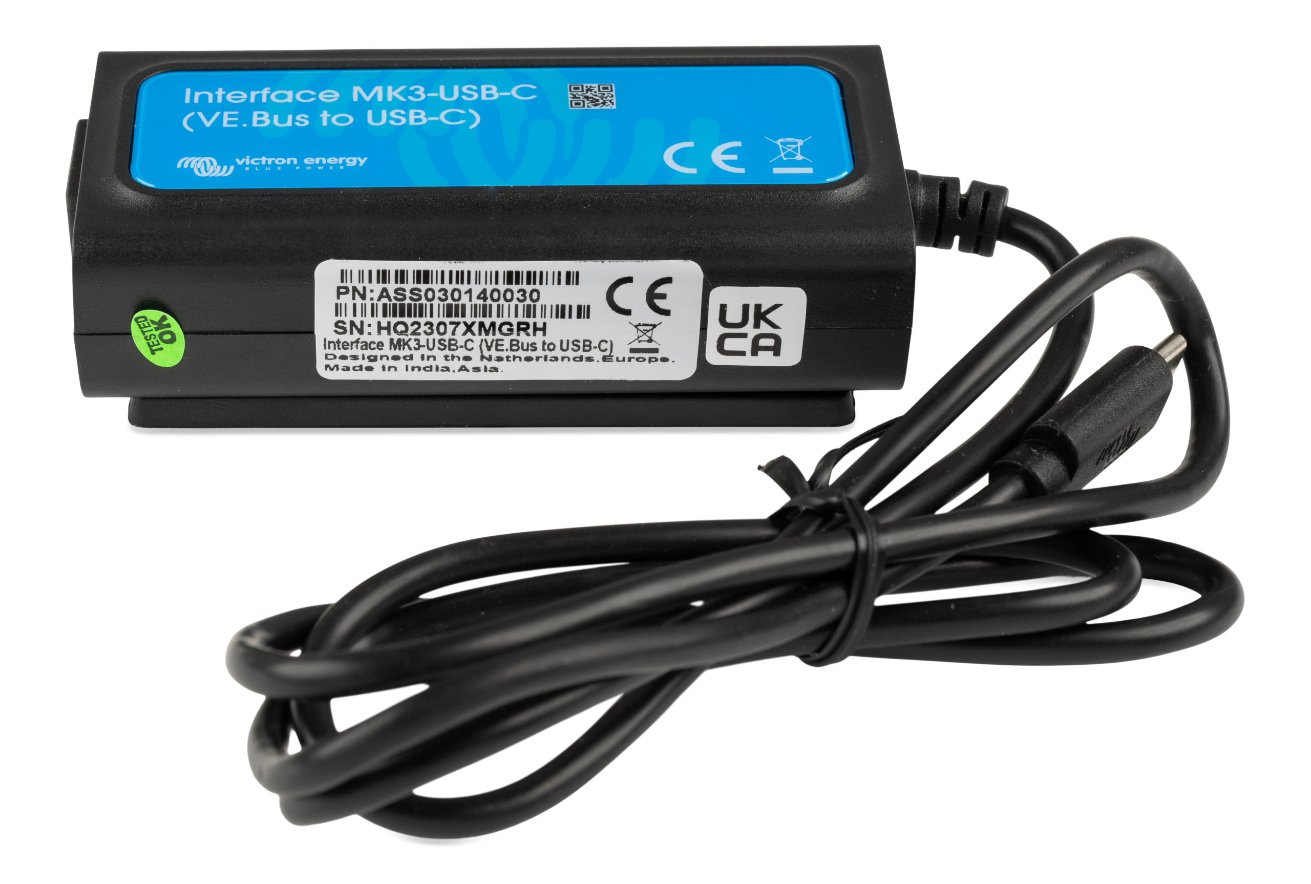 Interface MK3-USB-C (VE.Bus To USB-C) - Tekidan Smartrician Energy Shop