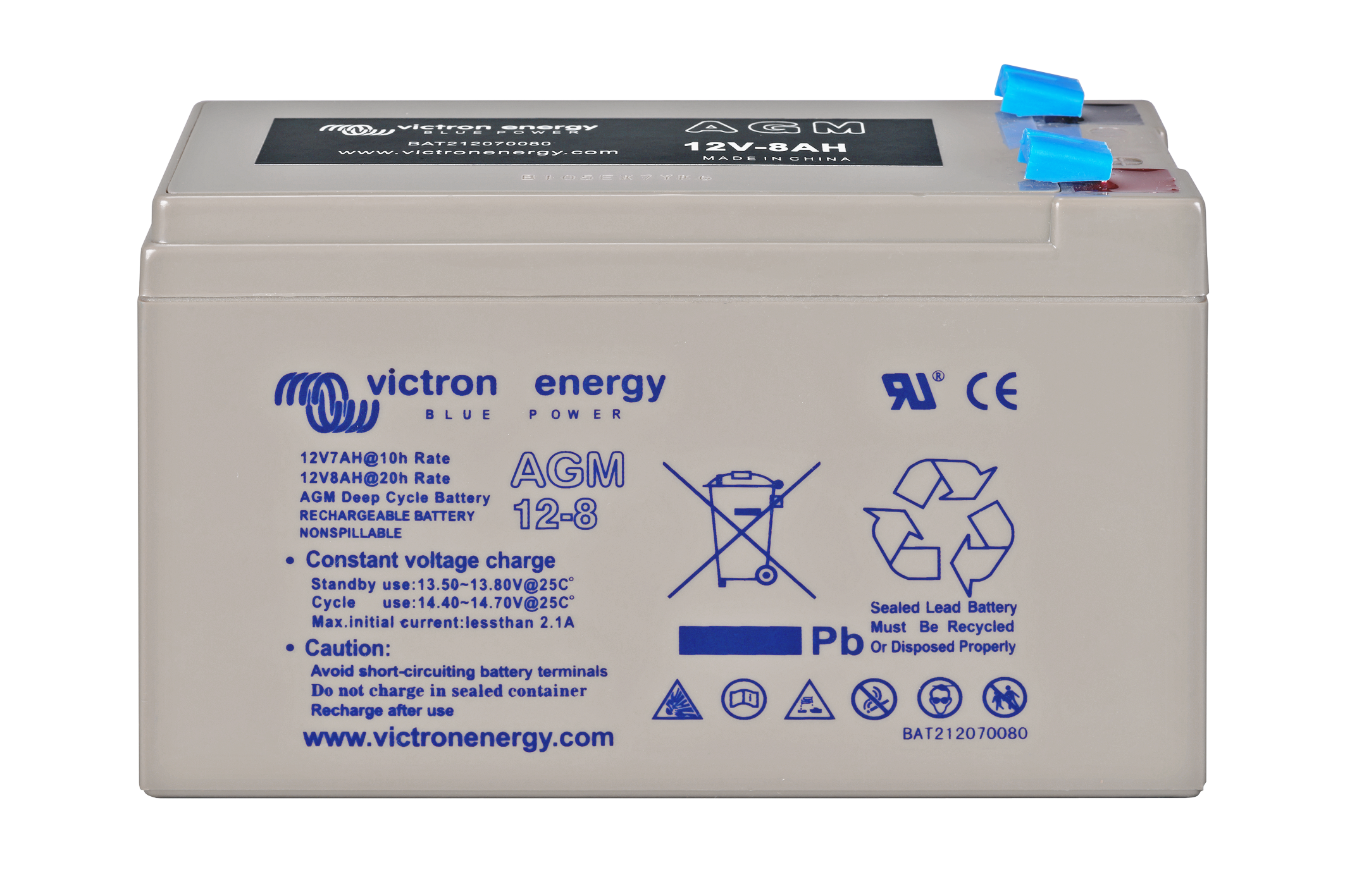 12V/8Ah AGM Deep Cycle Batt. 1 12V/8Ah AGM Deep Cycle Battery
