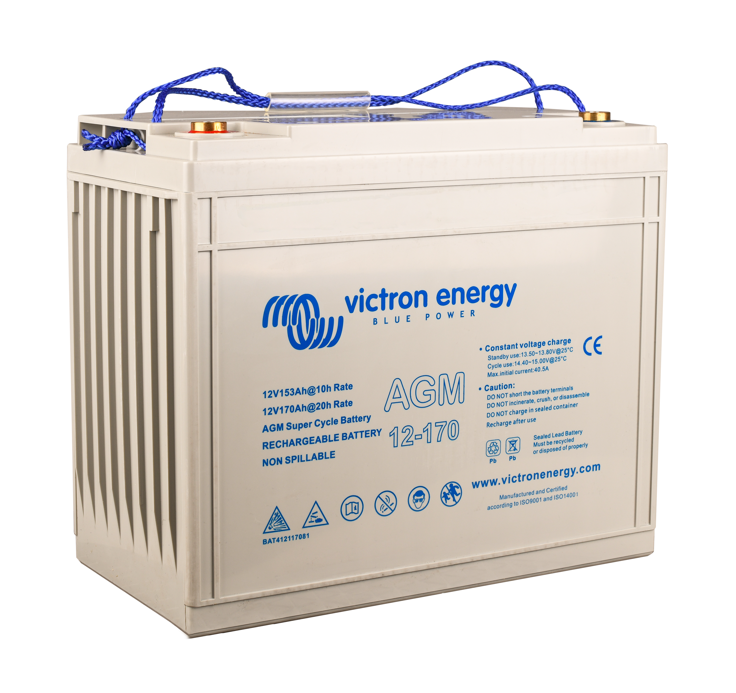 12V/170Ah AGM Super Cycle Batt. (M8) 2 AGM Super Cycle Battery 12V 170Ah