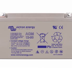 12V/90Ah AGM Deep Cycle Batt. (M6)